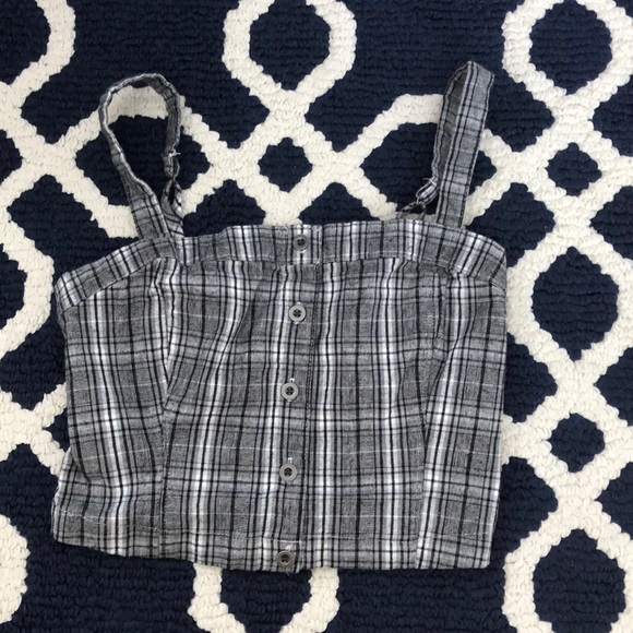 Plaid Hollister Crop Top - Picture 1 of 1